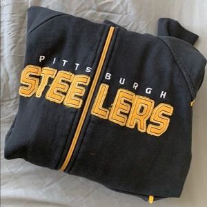Women’s Steelers zip up hoodie